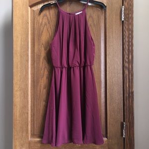 Flowy maroon dress from Francesa’s. (Re-Posh)